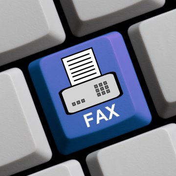 keyboard blue fax button online fax services